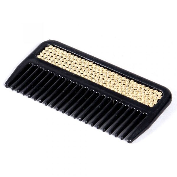 Mankam med glitter silver