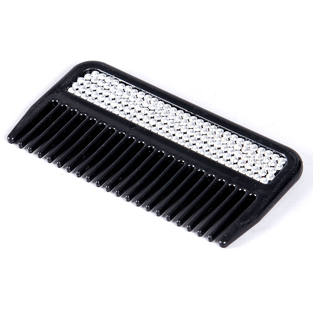 Mankam med glitter silver