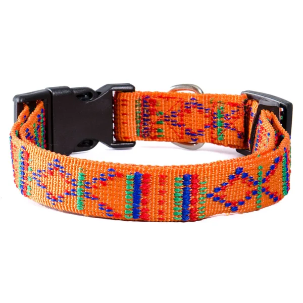 Nylonhalsband Orange 35-55 cm