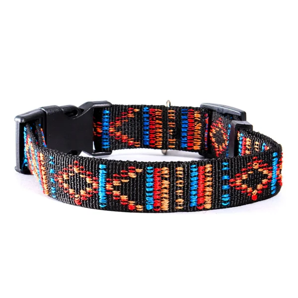 Nylonhalsband svart 70 cm