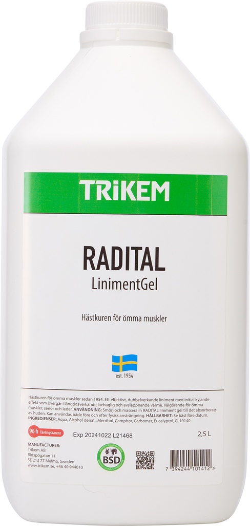 Trikem RADITAL LinimentGel 2500 ml
